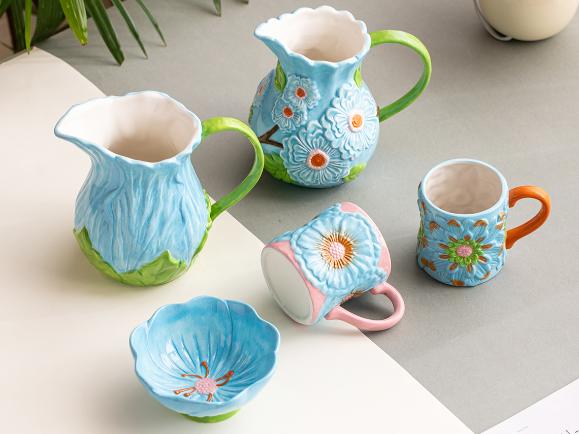 Fancy floral collection-Products - Ys (Sano) Ceramics.